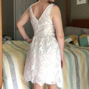 White lace dress